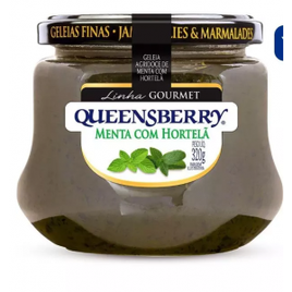 Geleia Agridoce de Menta e Hortelã Queensberry Gourmet 320g na Ponto