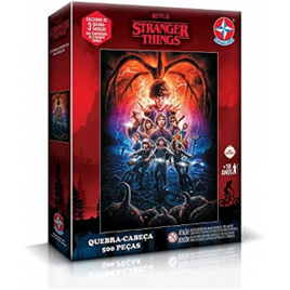 Quebra-cabeça Estrela Stranger Things T.2 500 peças - Exclusivo Amazon na Amazon