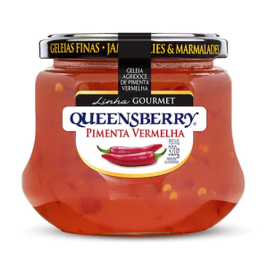 Geleia Agridoce de Pimenta Vermelha Queensberry Gourmet 320g na Extra