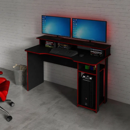 Mesa Para Computador P/ 2 Monitores Tecno Mobili ME4153 Gamer na Carrefour