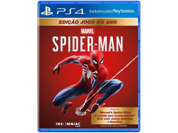 Jogo Marvels Spider-Man GOTY Edition para PS4 - Insomniac Games na Magazine Luiza