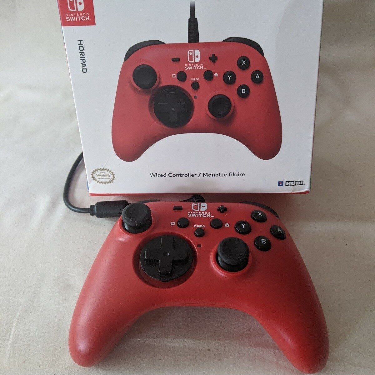 Nintendo Switch HORIPAD Wired Controller (Red) by HORI – Licensed by Nintendo na Amazon