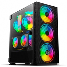 Gabinete Gamer Husky Polar Mid Tower ARGB com FAN Porta em Vidro Temperado - GA-HPO-140 na KaBuM!