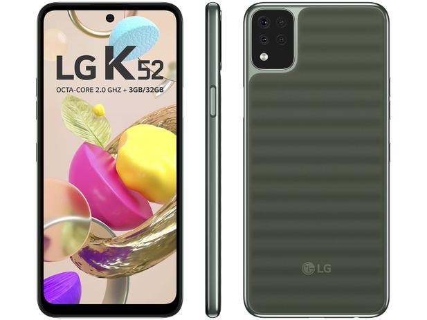 Smartphone LG K52 64GB Verde 4G Octa-Core 3GB RAM – Tela 6,6” Câm. Quádrupla + Selfie 8MP Dual Chip – Magazine na Magazine Luiza