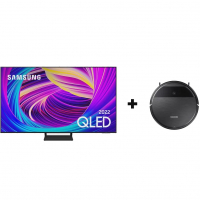 Kit Samsung Smart TV 70 Qled 4K 70Q65B 2022 E Robô Aspirador 2 Em 1 Samsung VR5000RM na Americanas