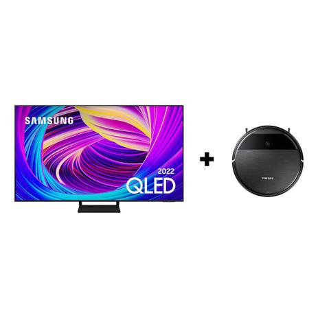 Kit Samsung Smart TV 70″ QLED 4K 70Q65B 2022 + Robô Aspirador 2 em 1 Samsung VR5000RM na Magazine Luiza