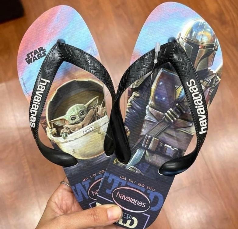 Chinelo Havaianas Top Baby Yoda adulto-unissex na Amazon