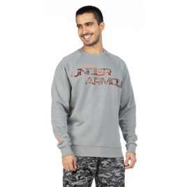 Blusa de Moletom Under Armour Masculina Rival Flc Camo na Centauro