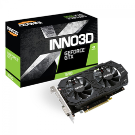 Placa de Vídeo Inno3D GeForce GTX 1650 Twin X2 4GB GDDR6 128Bit N16502K-04D6 na Terabyte Shop