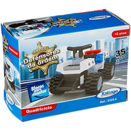Quadriciclo Defensores Da Ordem 35 Peças Xalingo na Amazon