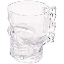2 Unidades Caneca para Chopp e Cerveja de Vidro Caveira Rock Style Lyor Transparente 510ml na Amazon