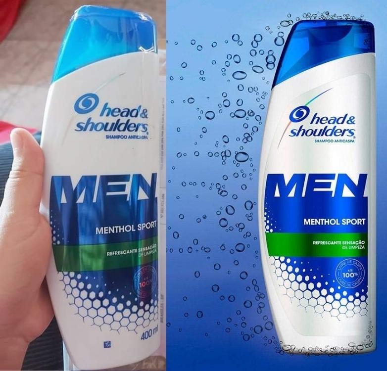 Shampoo Head & shoulders Cuidados com a Raiz Men Menthol Sport – 400ml na Amazon