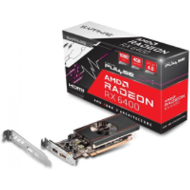Placa de Vídeo Sapphire Pulse AMD Radeon RX 6400 4GB GDDR6 FRS Ray Tracing - 11315-01-20G na Terabyte Shop
