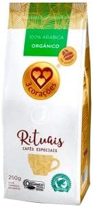 Café, Torrado em Grãos, Rituais Organico, Pacote, 250g, 3 Corações na Amazon