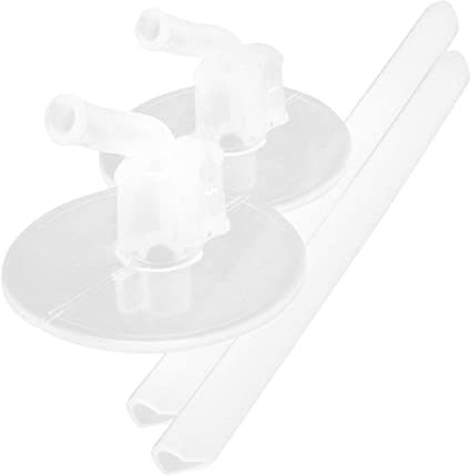 Conjunto de canudos de substituição para Foogo THRF401RS6 F401 Thermos Funtainer, 2 pacotes, tamanho único, transparente na Amazon