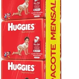 Fralda Huggies Supreme Care G - 192 Unidades na Amazon