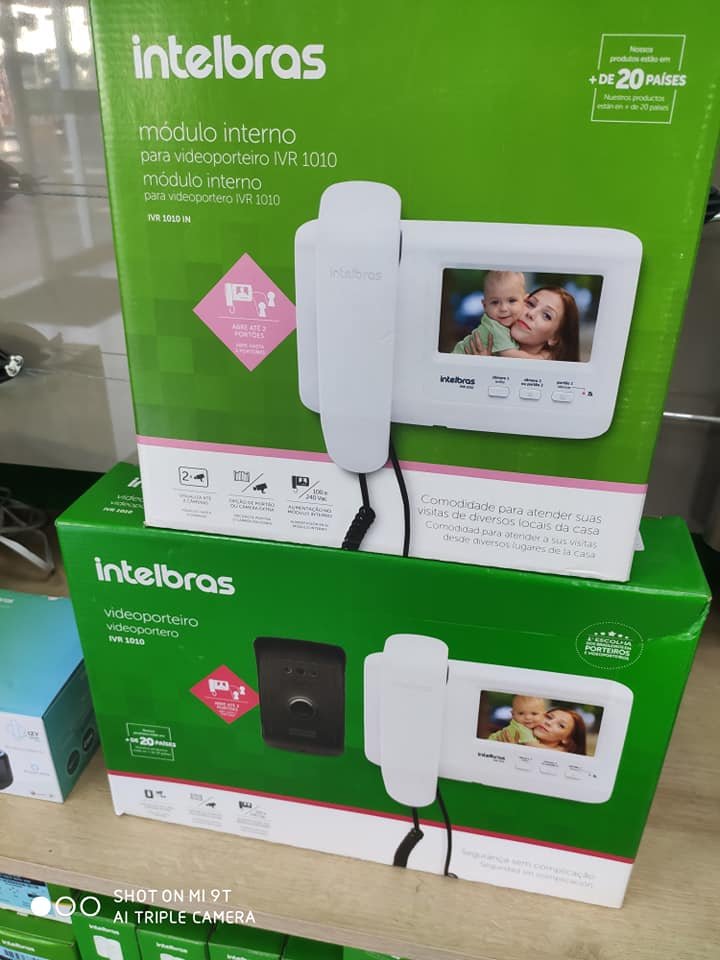 Módulo Interno para Videoporteiro Intelbras IVR 1010 IN – Branco na Casas Bahia