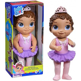 Boneca Baby Alive Doce Bailarina Morena 265cm com Acessórios de Balé - F1273 - Hasbro na Amazon