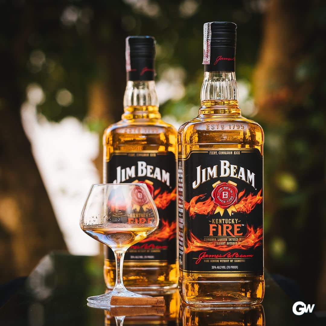 Whisky Jim Beam Fire 1000 Ml na Amazon