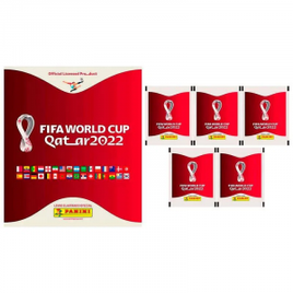 Álbum Da Copa Do Mundo Qatar 2022 + 50 Envelopes de Figurinhas - Panini na Carrefour