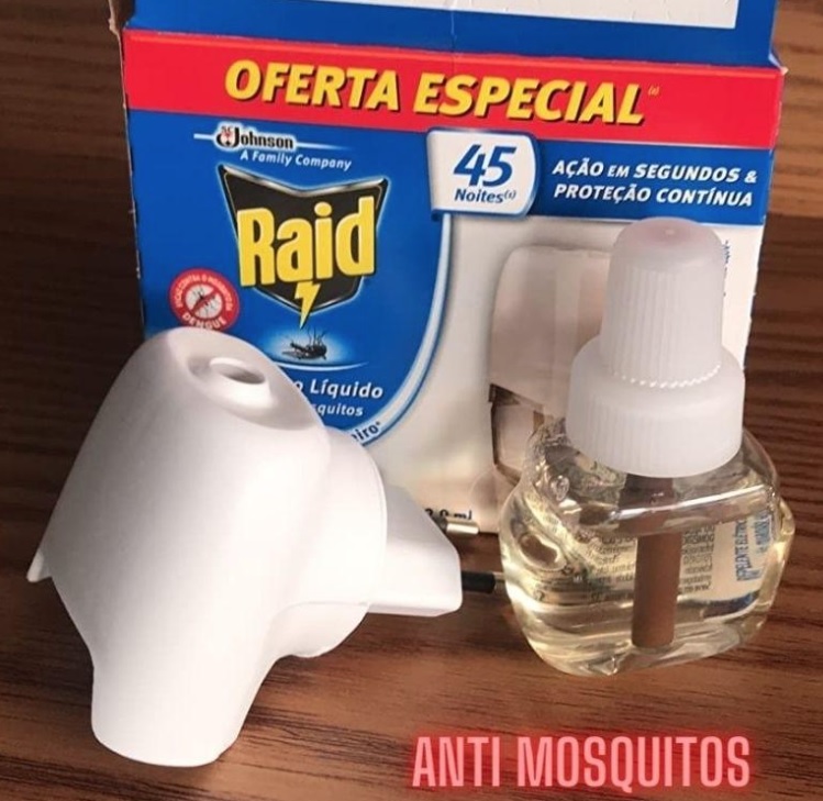 Repelente Elétrico Líquido Raid Anti Mosquitos 1 Aparelho + 1 Refil de 32,9 ml na Amazon
