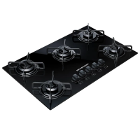 Cooktop 5 Bocas Brastemp Com Grades Piatina E Acendimento Automático - BDD75AE na Brastemp