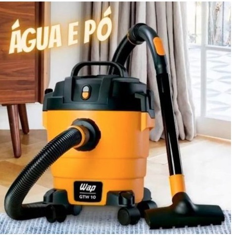 Aspirador de Pó e Água WAP GTW 10 1400W 140mbar Compacto e Robusto com Soprador 127V na Amazon