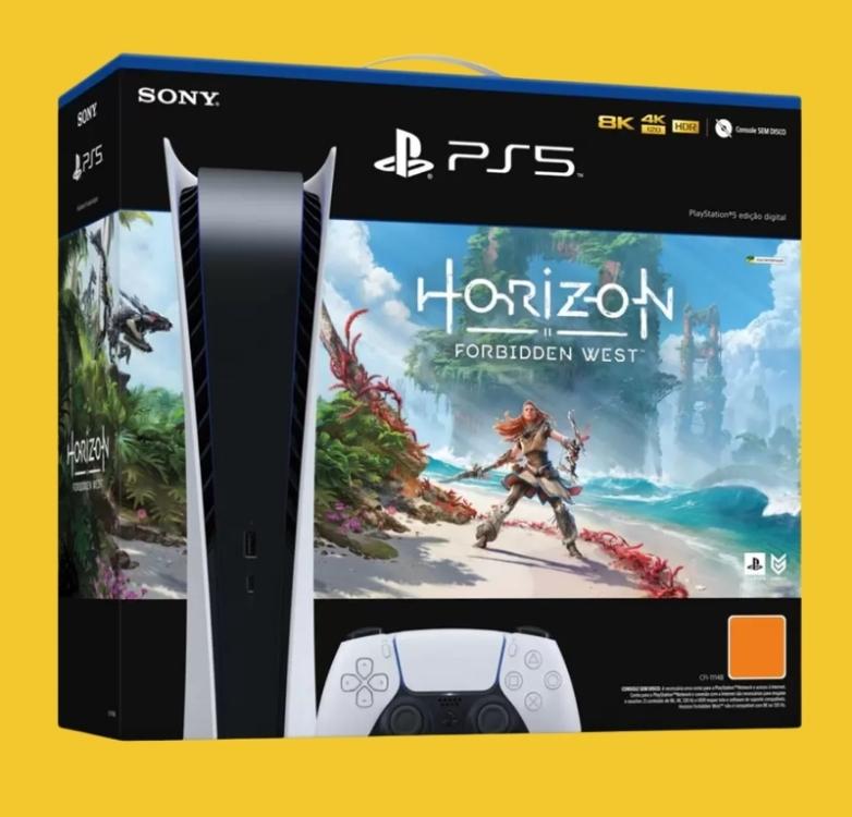 PlayStation®5 Edição Digital + Horizon Forbidden West na Amazon
