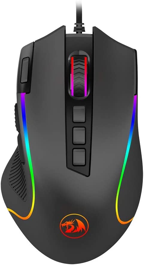 Mouse Gamer Redragon Predator RGB M612-RGB Preto na Amazon