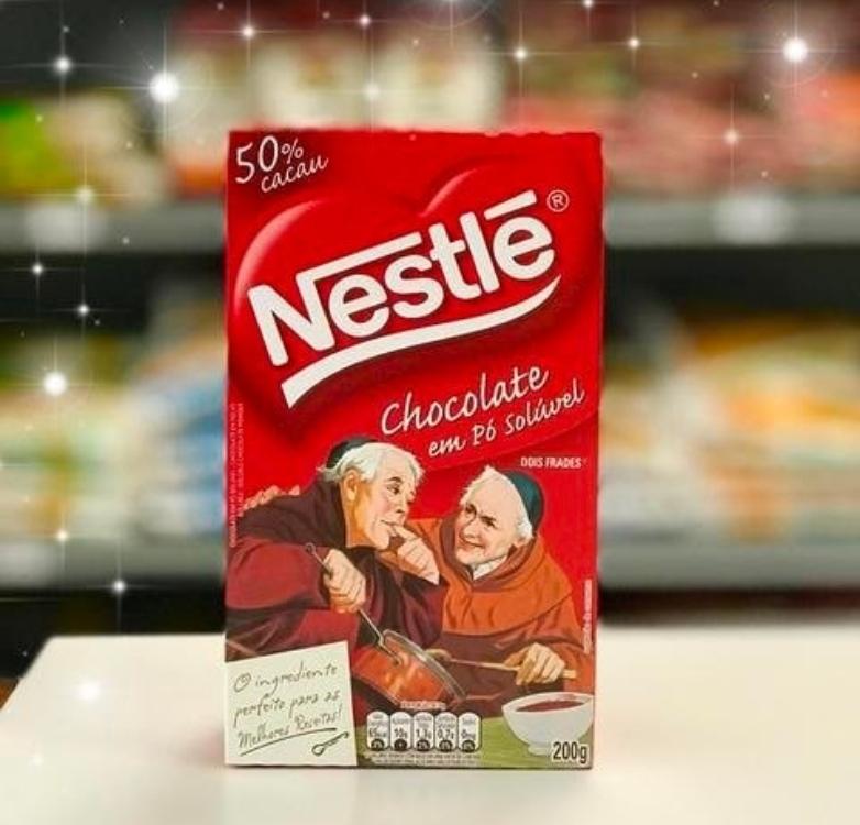 Chocolate em Pó, Nestlé, Dois Frades, 200g na Amazon