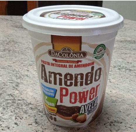 Amendopower Pasta De Amendoim Com Avela E Cacau Zero 450G na Amazon