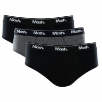 Kit 3 Cuecas Slip Algodão, Mash, Masculino na Amazon