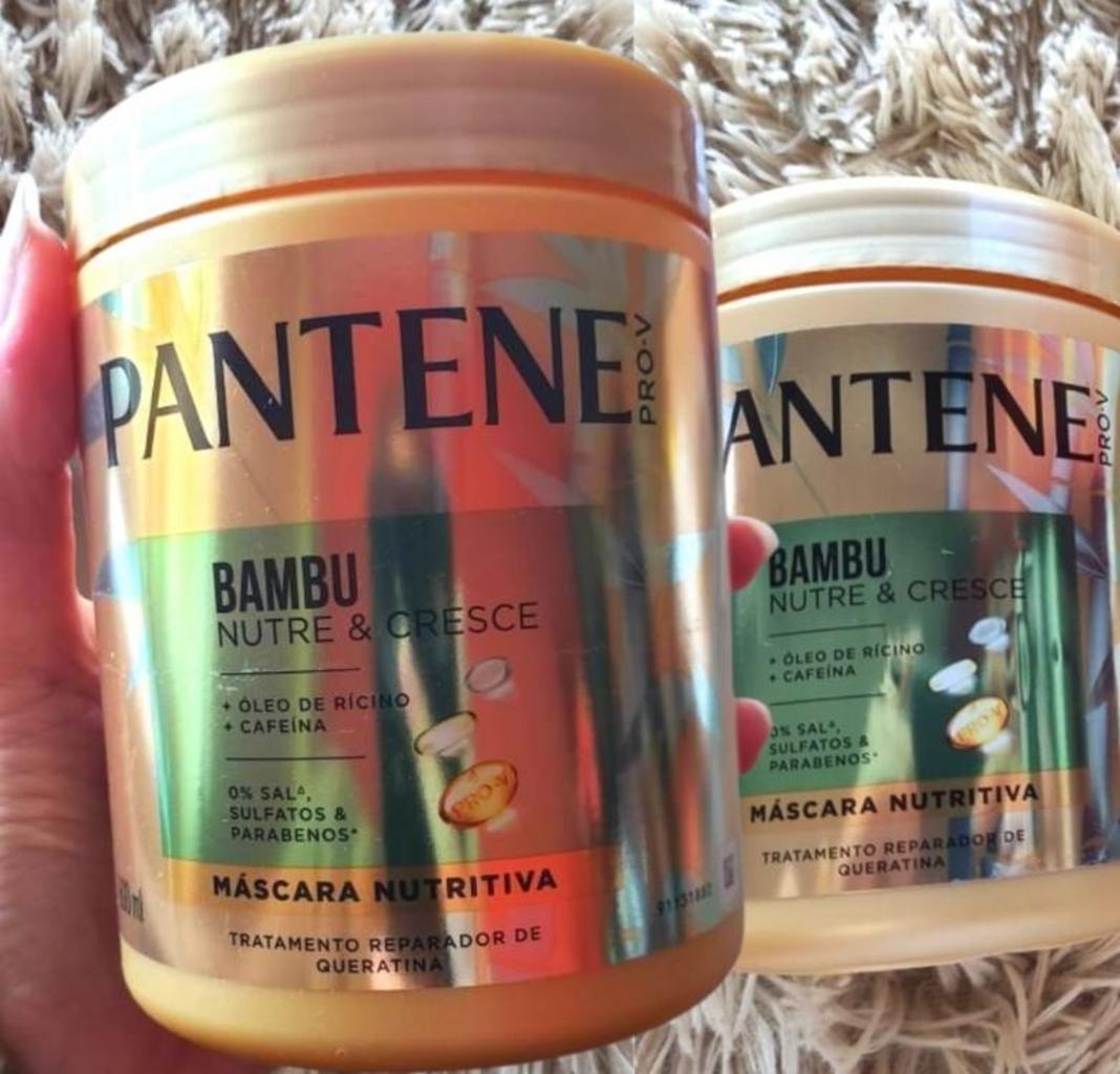 Máscara De Tratamento Pantene Bambu 600Ml, Pantene na Amazon