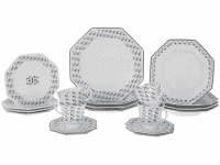 Aparelho de Jantar 20 Peças Porcelana Schmidt – Octogonal Mantiqueira na Magazine Luiza