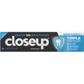 7 Unidades Creme Dental Closeup Triple Hortelã - 70g Cada na Amazon