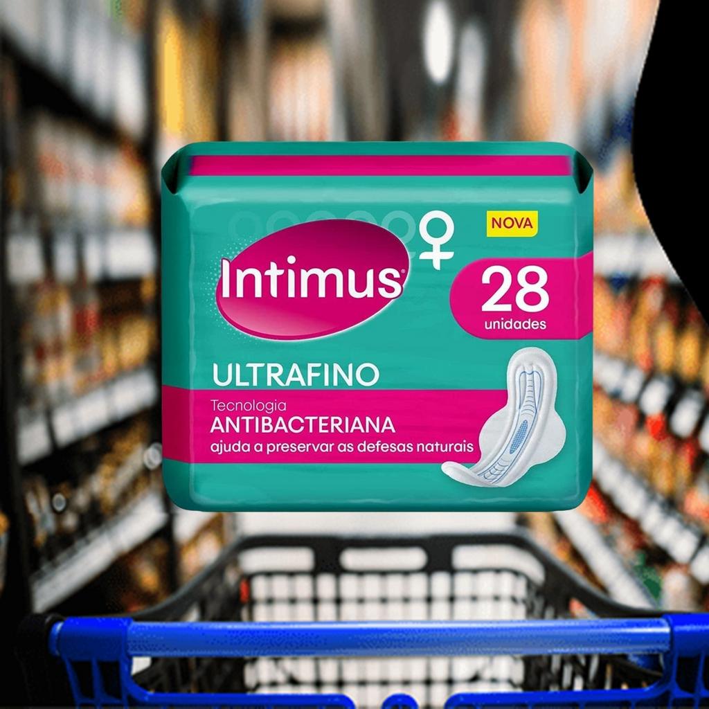 Absorvente Externo Intimus Antibac Comabas – 28 Unidades, Tifany na Amazon