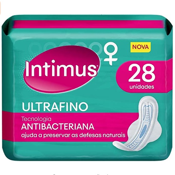 Absorvente Externo Intimus Antibac Comabas – 28 Unidades, Tifany na Amazon