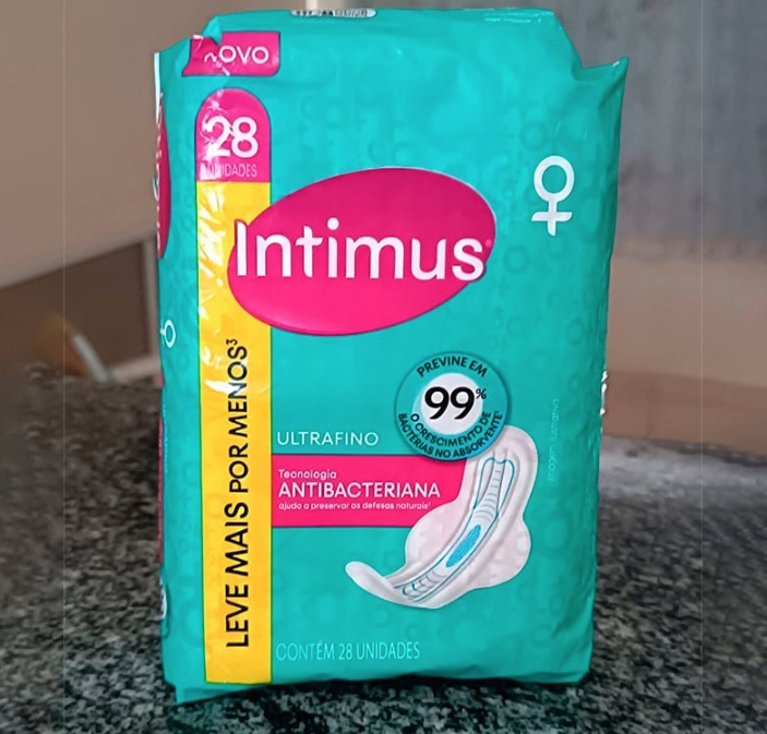 Absorvente Externo Intimus Antibac Comabas – 28 Unidades, Tifany na Amazon