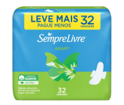 Absorvente Externo Sempre Livre Adapt Com Abas Suave – 32 unidades na Amazon