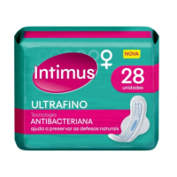 Absorvente Intimus Antibacteriano Ultra Fino Com Abas Com 28 Unidades na Pague Menos