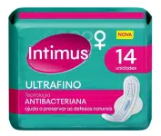 Absorvente Intimus Antibacteriano Ultrafino – 14 unidades na Amazon