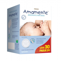 Absorvente Para Seios Amamente® 30 UN na Amazon