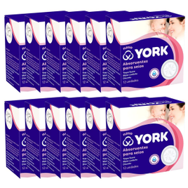 Absorventes para Seios York Descartável - 12 Pacotes na Casas Bahia