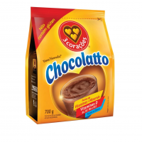Achocolatado Em Pó, Chocollato, Sachê, 700g, 3 Corações na Amazon