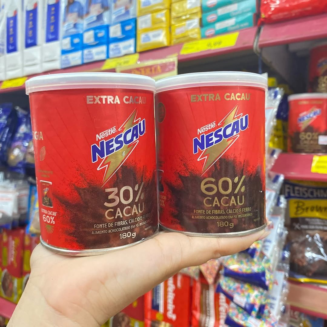 Achocolatado Em Pó NESCAU 60% 180g na Amazon