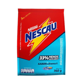 Achocolatado em Pó Nestlé Nescau 33% Menos Açúcares - 760g na Casas Bahia