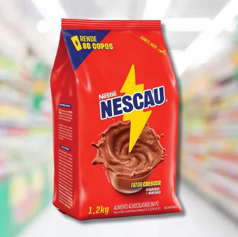 Achocolatado Nescau 2.0 Nestlé Pacote 1,2kg na Amazon