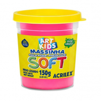 Acrilex Soft Massa De Modelar, Rosa (Maravilha), 150 G na Amazon