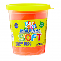 Acrilex Soft Massa De Modelar, Vermelho, 500 G na Amazon