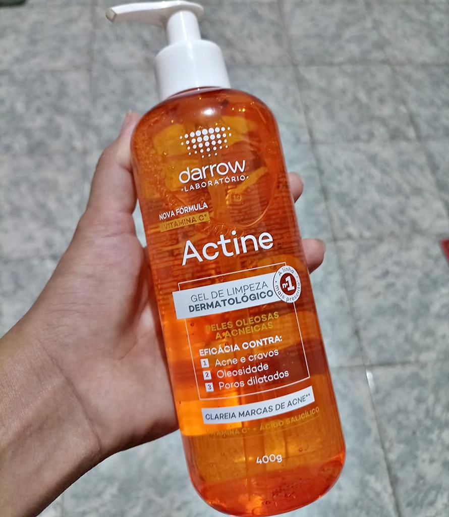 Actine Sabonete Líquido + Vit C, pele oleosa a acneira, Darrow – 400g, Laranja na Amazon